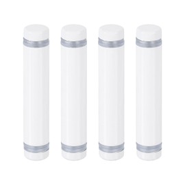 QUARKZMAN Pack of 4 Stainless Steel Wall Spacers, 12 x 60 mm Standoff Bolts Spacer Screws for Acrylic Glass Sign Holder Advertising Boards, White