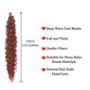 Braiding Hair Pre stretched Ginger Boho Braiding Hair 6Packs/Lot Curly