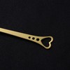 Alipis Heart Shaped Coffee Spoon Stainless Steel Dessert Spoon Long