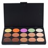 JacCherry Concealer Palette Abdeckcreme Camouflage Kosmetikum mit 15 Farben Mode