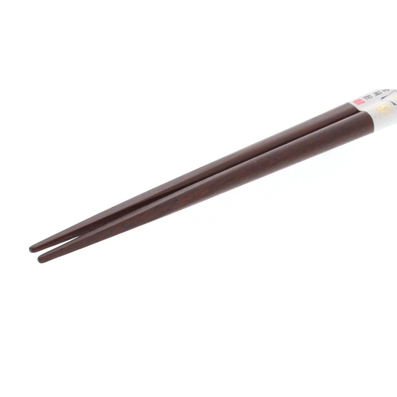 Ishida Wooden Chopsticks (Natural Wood), Lacquer, Corner 9.1 inches (23