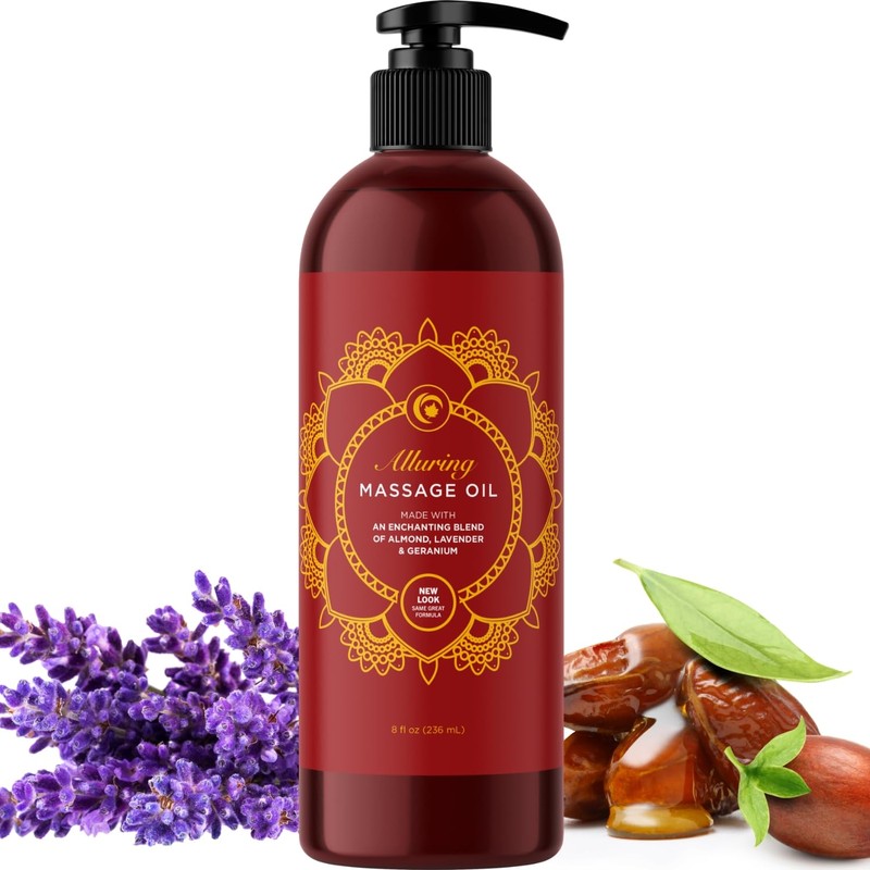 Maple Holistics Alluring Lavender & Tropical Passions Massage Oil Set