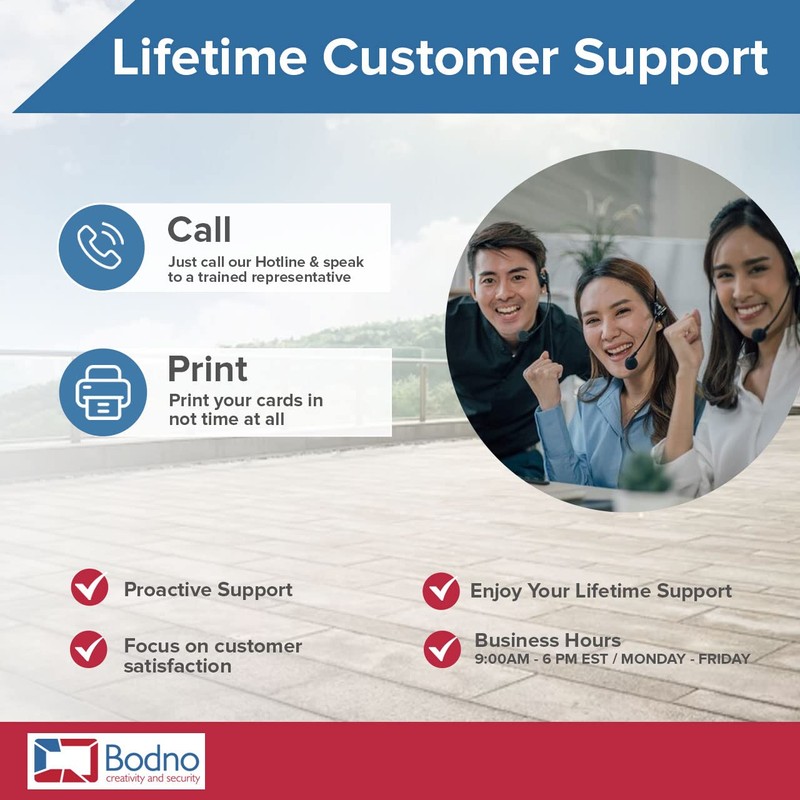 400 Pack - Bodno Premium CR80 30 Mil Graphic Quality