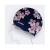 Gorro de natación de silicona para mujer, antideslizante, impermeable, para