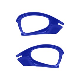 PapaViva - Persianas laterales de repuesto cómodas para Oakley X-Metal Juliet, Azul, Oakley X-Metal Juliet