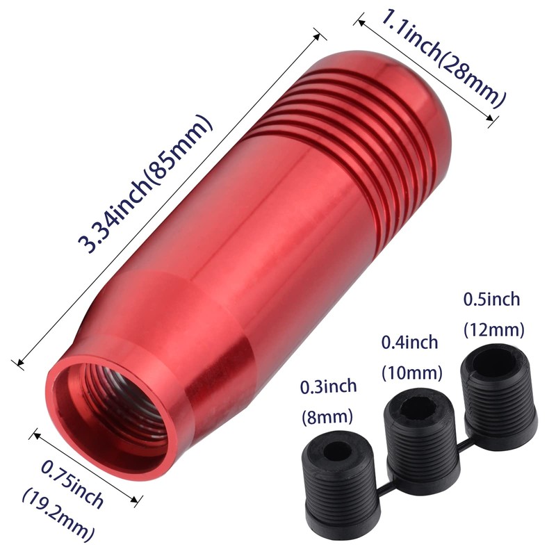Padaodao Aluminum Alloy Gear Knob Lever Stick Shifter Handle Shift