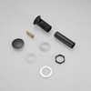 BWE Bathroom Sink Pop Up Drain Stopper with Overflow, Vessel