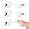 6 Pack Shower Curtain Clips Self Adhesive Shower Curtain Holder