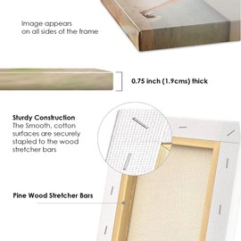 Get Custom Art - Thomas Hart Benton, Current River - Gallery Wrapped, Famous Paintings Wall Art Décor (24x36 inch)