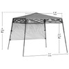 Quik Shade Go Hybrid 6' x 6' Sun Protection Pop-Up
