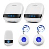 LIOTOIN Call Bell, Nursing Bell, Pager, Wireless, Call Button, Alarm