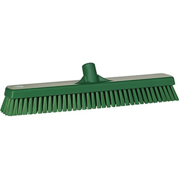 Vikan, Green Brush,Wall/Floor Scrub,Stiff,19",PP/PBT, 7062