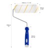 QWORK Set of 5 Yellow Thread Paint Roller 18 cm