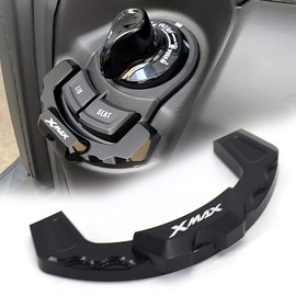 For Yamaha X-MAX 125 250 300 (2017-2023) X MAX 400 (2018-2023) Decorative Cover for Electric Lock CNC Door (Black)