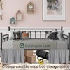 Daybed Skirt with Split Corners Twin - Daybed Dust Ruffle
