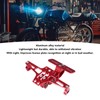 Adjustable License Plate Frame with Light Aluminum Alloy Mudguard Eliminator