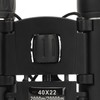 40x22 HD Powerful Binoculars Mini Folding Lightweight Pocket Binoculars for
