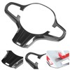 Steering Wheel Button Trim Cover Carbon Fiber Style Fits for