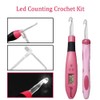 Yarniss 17 Size Counting Crochet Hooks Set, Light Up Crochet