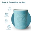 Flora Waste Bins (Sky Blue)