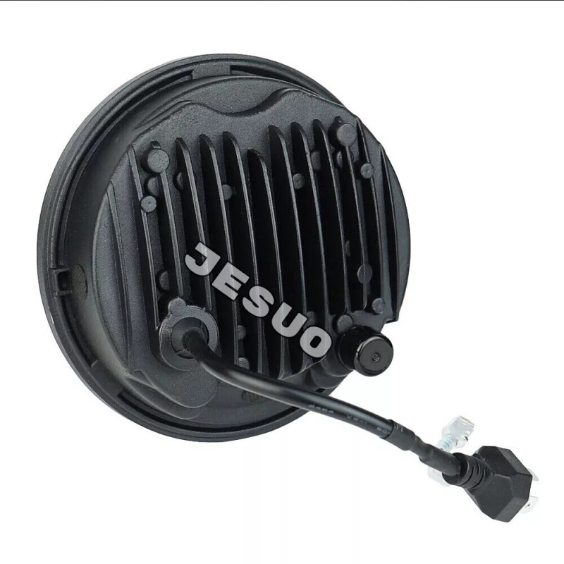 JESUO 4PC 5-3/4 5.75 Inch Round LED Headlight Hi/Lo Beam