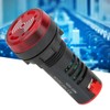 10 Pcs BERM LED Buzzer AD16‑22SM Red Flash Alarm Indicator