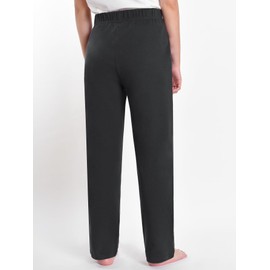 Weintee Women's Petite Elastic Waist Knit Pants S Black