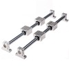 2Pcs Linear Motion Rod Shaft Slide Guide D 12mm x