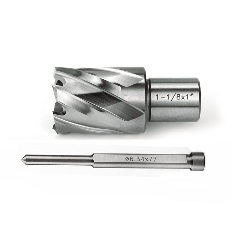 OSCARBIDE Annular Cutter 1-1/8 inch Cutting Diameter 1 inch Depth