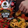 IRVINS Salted Egg Spicy "Hot Boom" Salmon Skin Chips Crisps