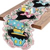 Easter Table Runner Cartoon Mouse He is Risen Kitchen Dining
