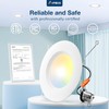 Amico 4 Pack 5/6 inch 5CCT LED Recessed Lighting, Dimmable,