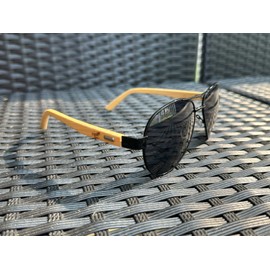 Coastal Bay Bamboo Wood Polarized Sunglasses Aviators Men Women With Bamboo Case