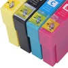 4Pcs Ink Cartridges Compatible Refill Replacement 4 Colors BK C