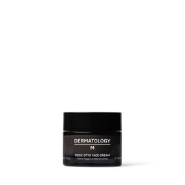 Dermatology M – Rose Otto Face Cream 50ml | Powerfully Age-Defying & Hydrating Daily Moisturiser – With Bakuchiol, Hyaluronic Acid & Organic Rose Otto – Helps Soothe & Reduce Redness – Natural & Vegan