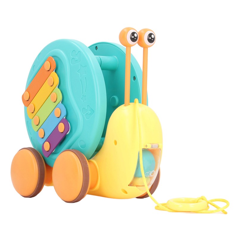 Crawling Snail Musical Toy Sound Lights Improve Coordination Walking Snail