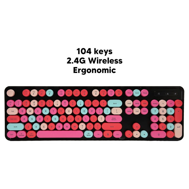 Wireless Keyboard and Mouse Combo 2.4G Wireless Mode Easy Operate
