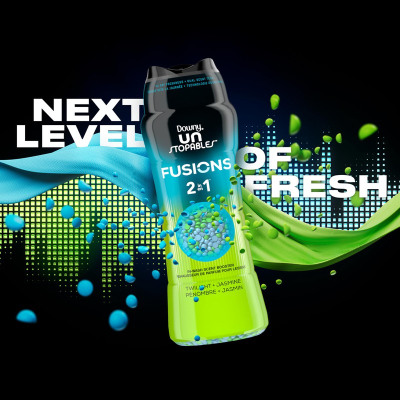 Downy Unstopables Fusions Scent Duos Laundry Scent Booster Beads, Twilight