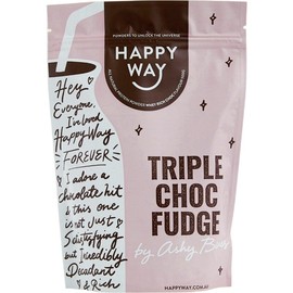 Happy Way Whey Protein Powder Triple Choc Fudge by Ashy Bines 500g