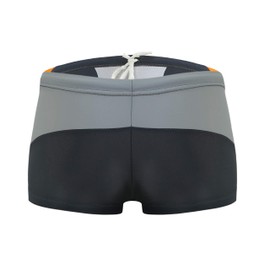 sesto senso Boys' Swimming Trunks Tight Swimwear Swimming Shorts, Bd 631 - Graphite