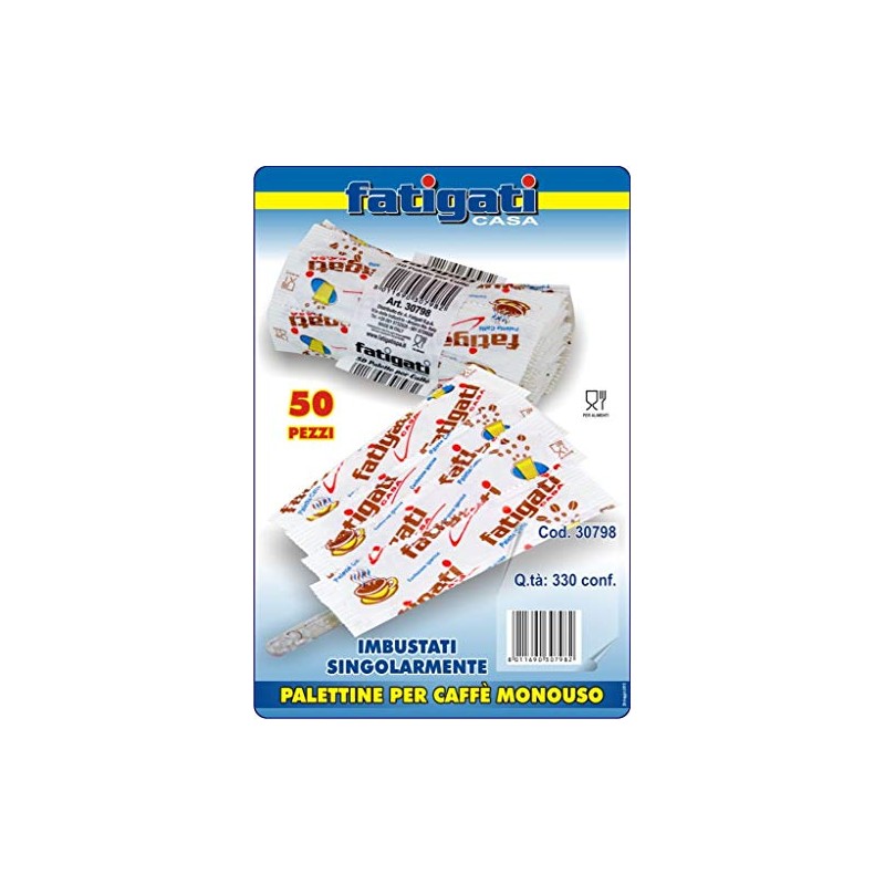 Disposable Coffee Pods Pack of 50 30798 Fatig Individually Packed