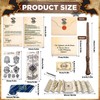 8-piece set magic robe, magician robe, wizard costume, wizard cosplay