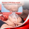 Portable CPR Face Mask – Pocket-Sized, Latex-Free, Skin-Friendly with One-Way