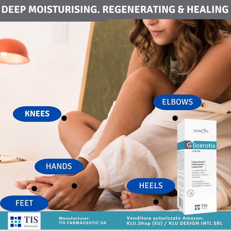 GliceroTIS Cream 50 g - Scars, Keratosis, Psoriasis, Relieving, Moisturising,