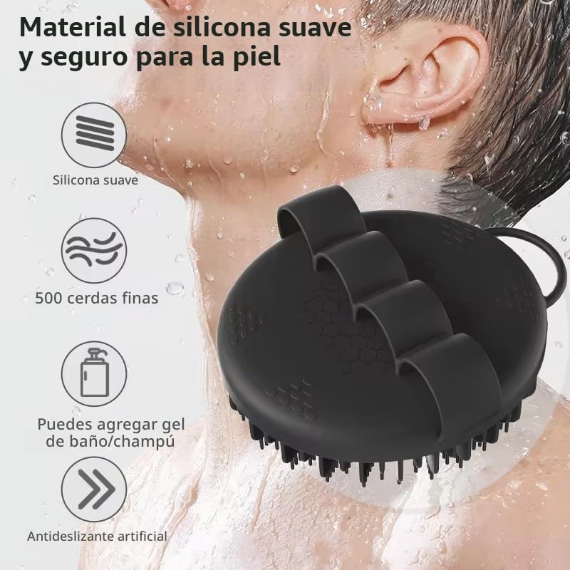 Cepillo de Silicona para la Espalda, Cepillo de Ducha de