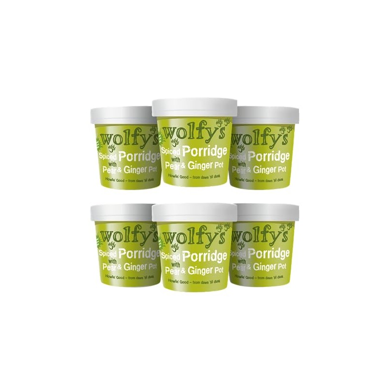 Wolfy's Spiced Porridge with Pear and Ginger Jam! 102 g