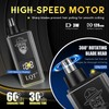 Hair Clippers for Men Cordless, 4-Piece Grooming Kit with LED