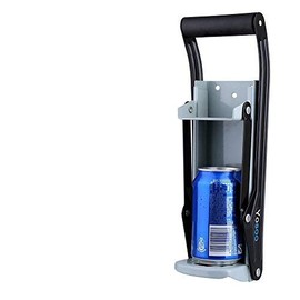 16OZ Aluminum Can Crusher, Easy Can Crusher Heavy Duty Wall Mounted Can Crusher Recycler Pull Aluminum Soda Bottle Opener Beer Recycling