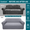 Granbest Checkered Couch Cover for 3 Cushion Couch High Stretch