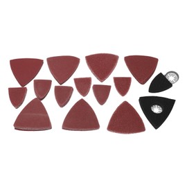Oscillating Tool Sanding Pad Kit Triangular Finger Accessories 60 80 120 180 240 Grit